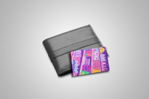 Card Skin Anime Poke Mart Cute Credit Card Sticker Lofi Vaporwave Pokemon - Image 4