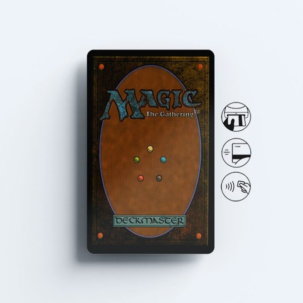 Card Skin Magic the Gathering Card Back Credit Card Sticker Decal Skin Glossy or Holographic Credit Card Cover Chip Cut