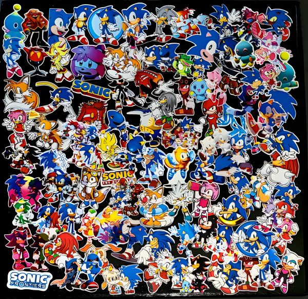 Sonic The Hedgehog Sega Sticker Pack 1in 10/25/50/100PC Glossy/Holographic Waterproof Video Game Decals for Laptop, Phone, Waterbottle, Car - Image 6