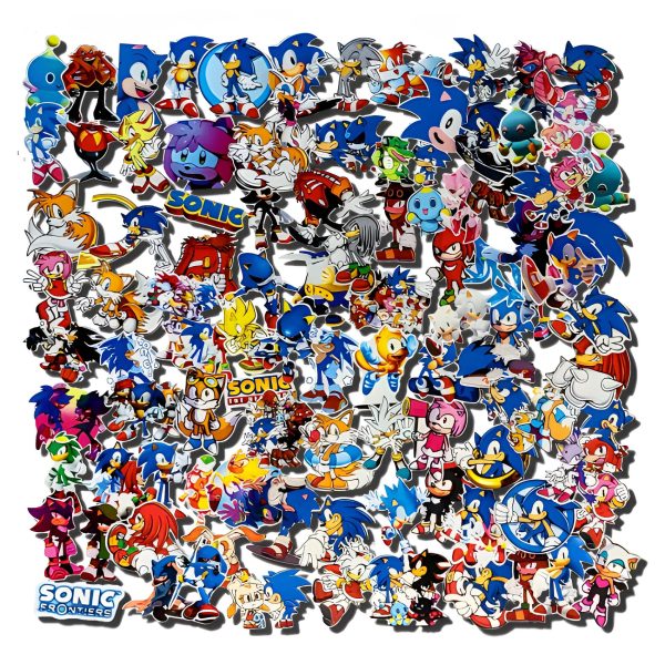 Sonic The Hedgehog Sega Sticker Pack 1in 10/25/50/100PC Glossy/Holographic Waterproof Video Game Decals for Laptop, Phone, Waterbottle, Car - Image 9